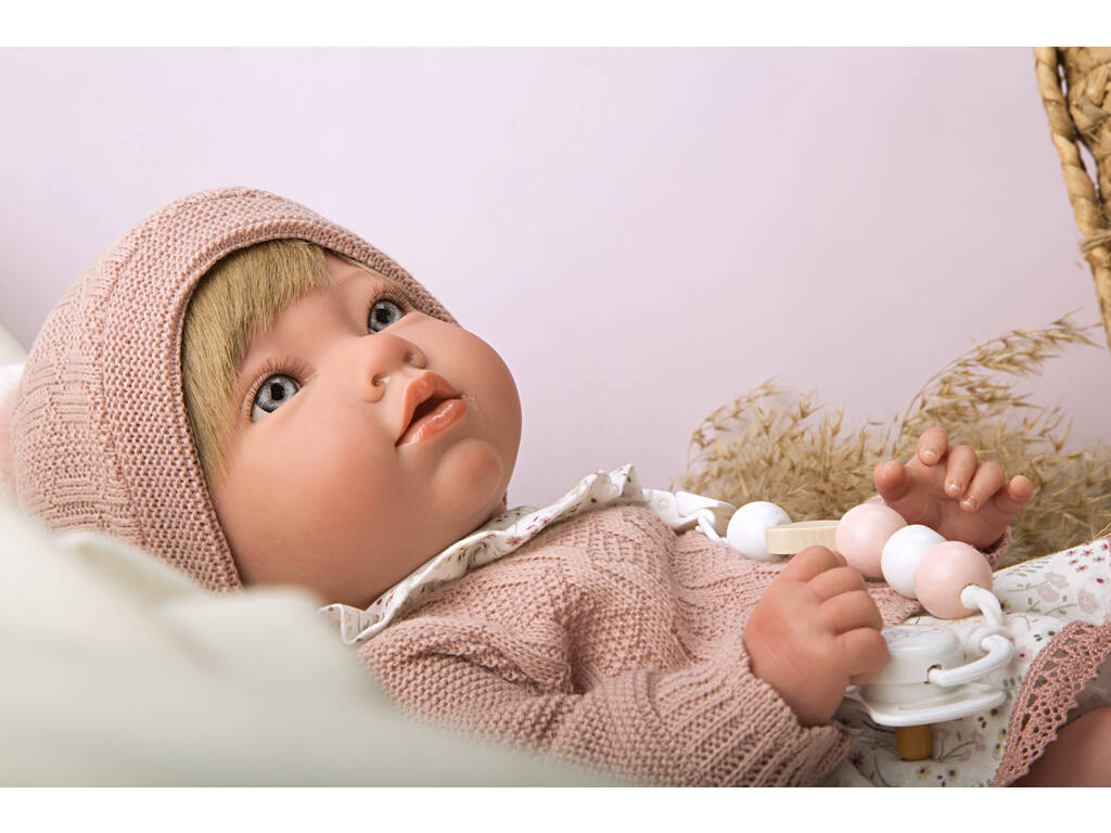 Bambola Reborn 40 cm. Aprile Rosa con Coperta Arias 98144