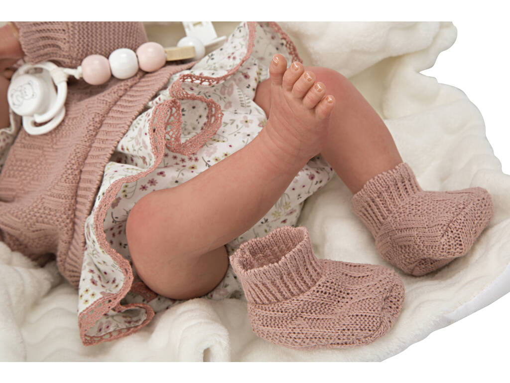 Bambola Reborn 40 cm. Aprile Rosa con Coperta Arias 98144