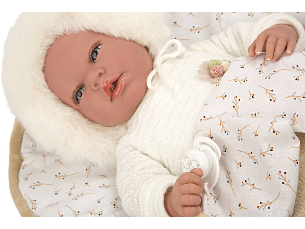 Bambola Reborn 40 cm. Alejandra Beige con Nana Arias 98146