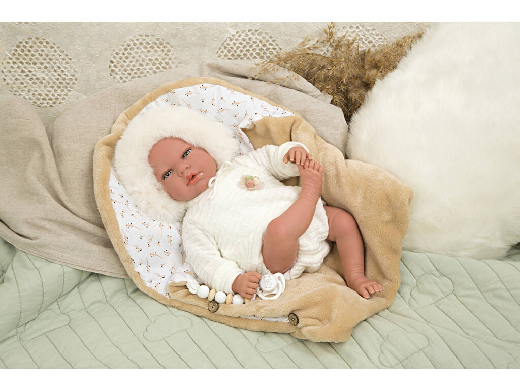 Bambola Reborn 40 cm. Alejandra Beige con Nana Arias 98146