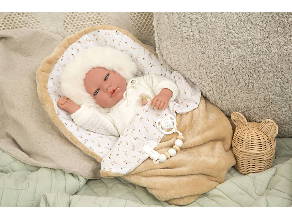 Bambola Reborn 40 cm. Alejandra Beige con Nana Arias 98146