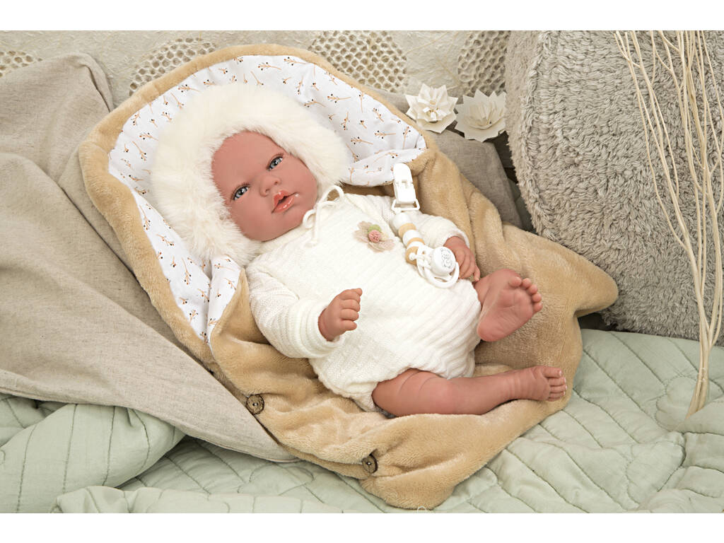 Bambola Reborn 40 cm. Alejandra Beige con Nana Arias 98146