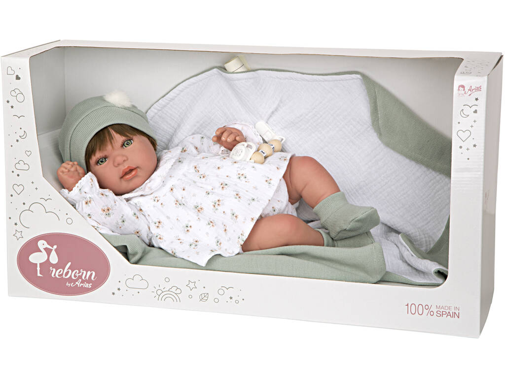 Boneco Reborn 45 cm. Paulina com Manta Arias 98151
