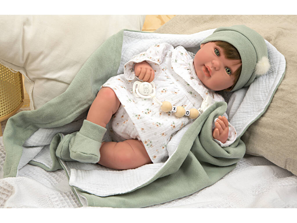 Boneco Reborn 45 cm. Paulina com Manta Arias 98151