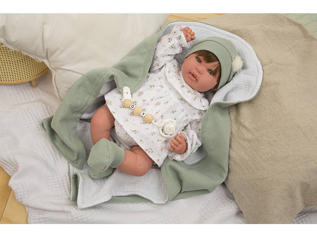 Boneco Reborn 45 cm. Paulina com Manta Arias 98151