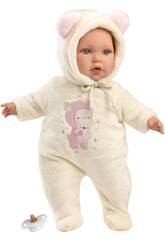 Poupée ours en peluche rose de 42 cm de Llorens 14208