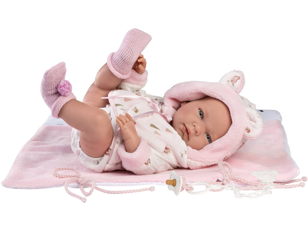 Poupée Nica Newborn Bain de naissance 40 cm. Llorens 73898
