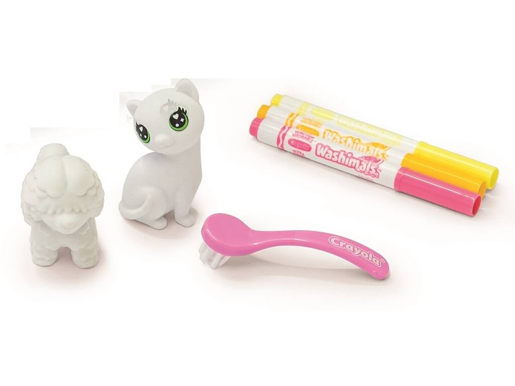 Washimals Pets Mini Set Cagnolino e Gattino di Crayola 74-7512