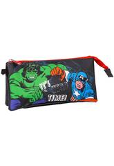 Trousse à crayons Avengers à 3 compartiments par Cerdá