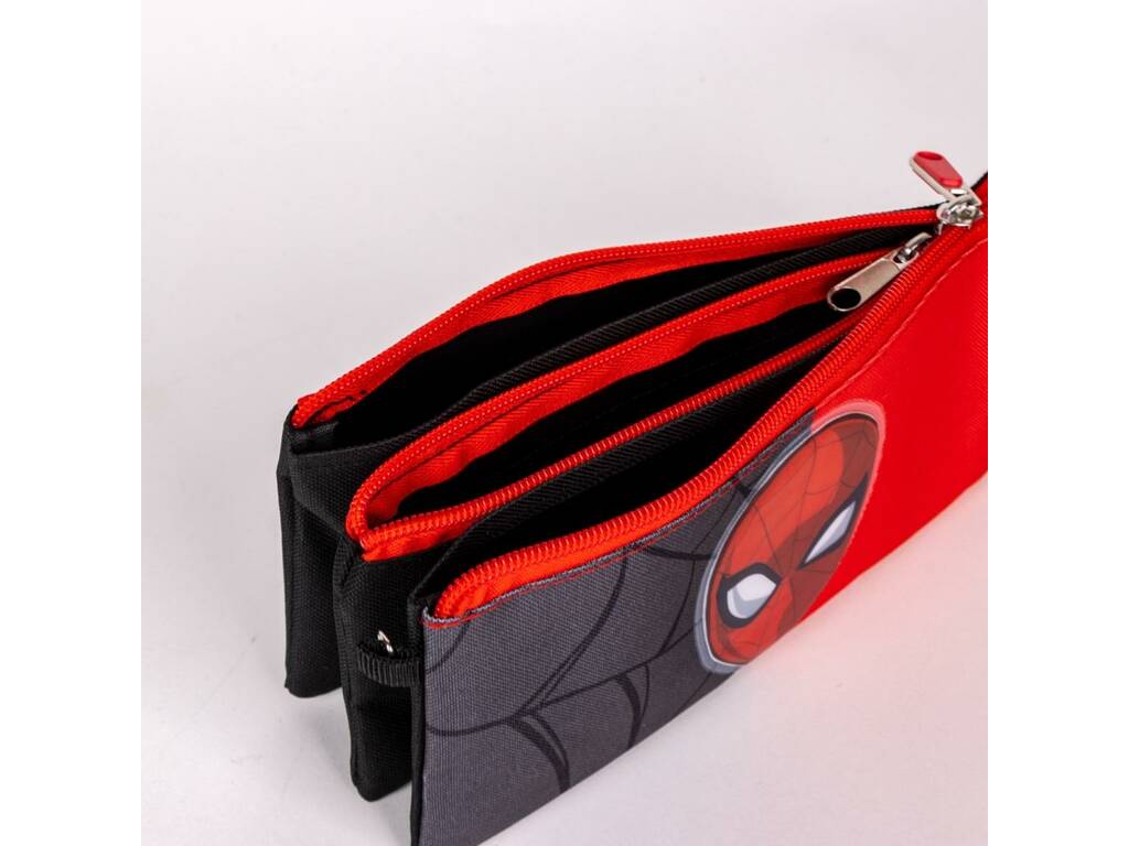 Trousse à crayons à 3 compartiments Spiderman par Cerdá 2700000549