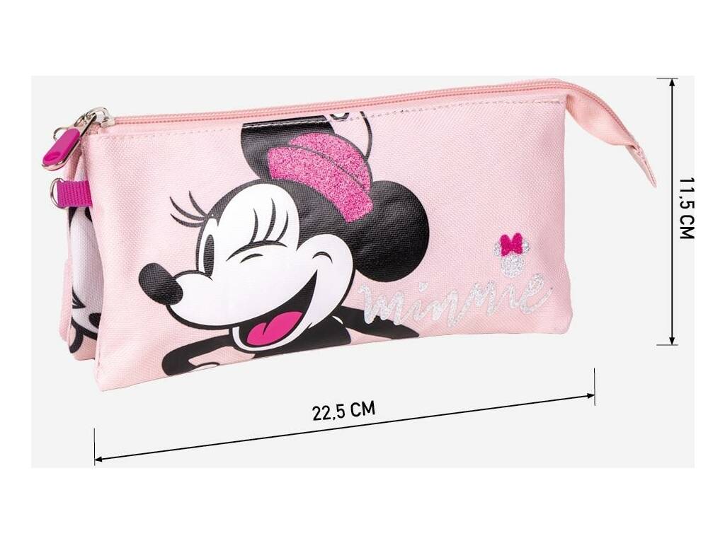 Astuccio a 3 scomparti Minnie di Cerdá 2700000551