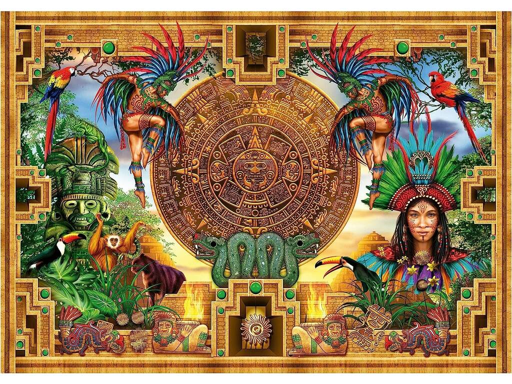 Puzzle 2000 Assemblaggio Maya Azteco Educa 19565