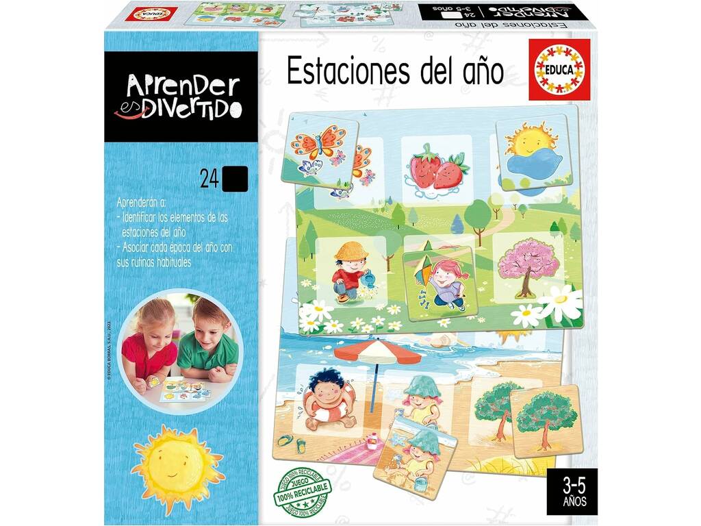 Apprendre en s'amusant Les saisons de l'année Educa 19829