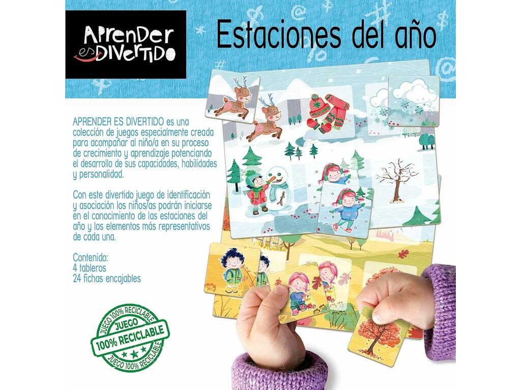 Apprendre en s'amusant Les saisons de l'année Educa 19829