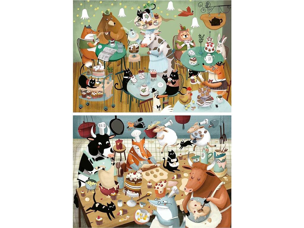 Puzzle 2x48 Fiabe del bosco Educa 19687