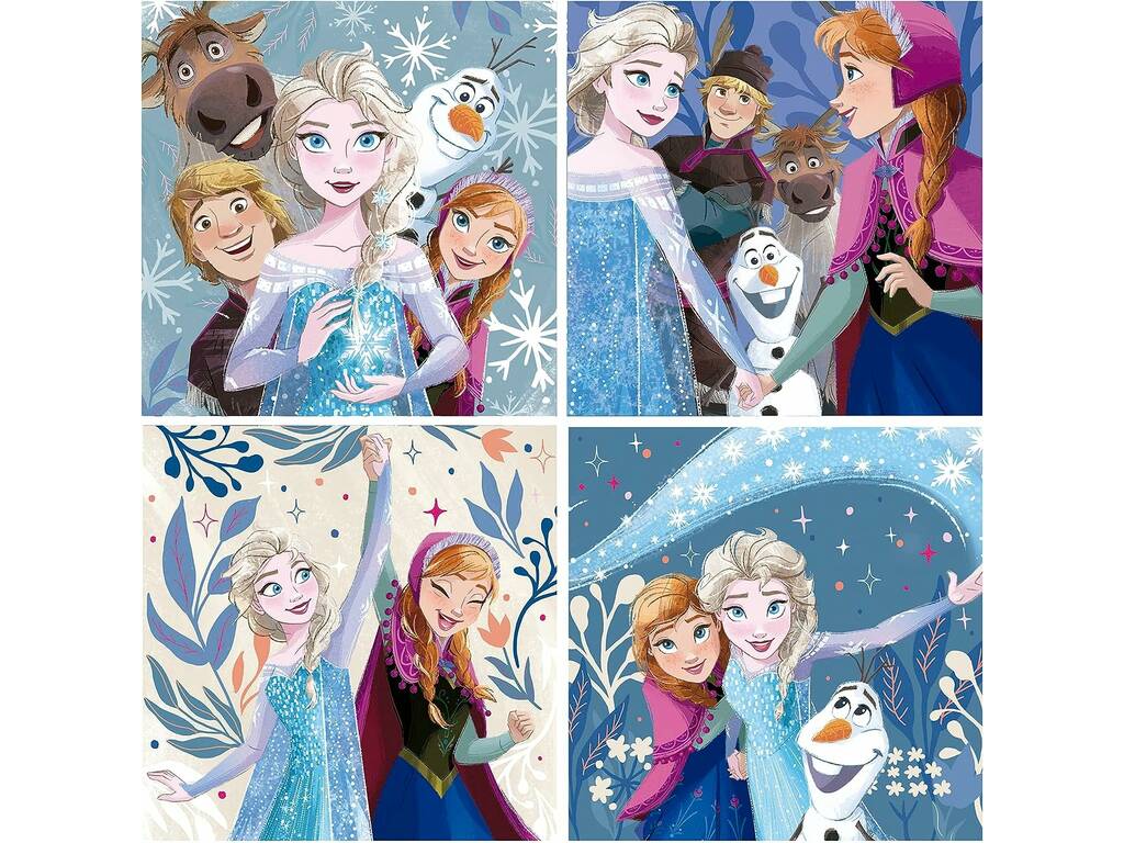 Puzzle progressivi 12-16-20-25 Frozen Educa 19735