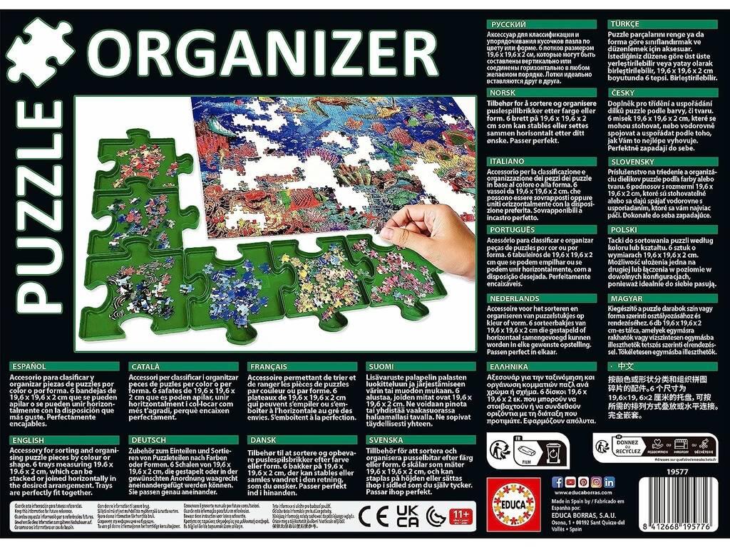 Organizzatore di pezzi di puzzle Educa 19577