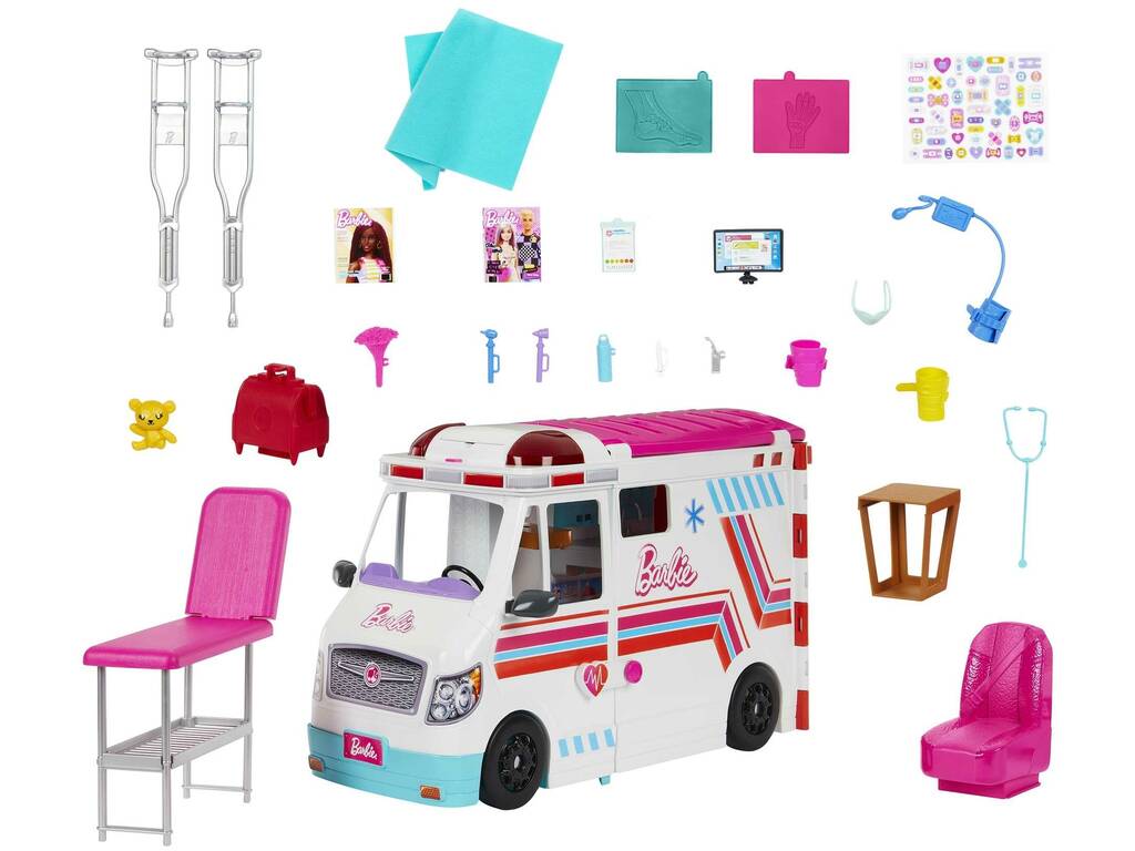 Barbie Véhicule Clinique de Soins Mattel HKT79