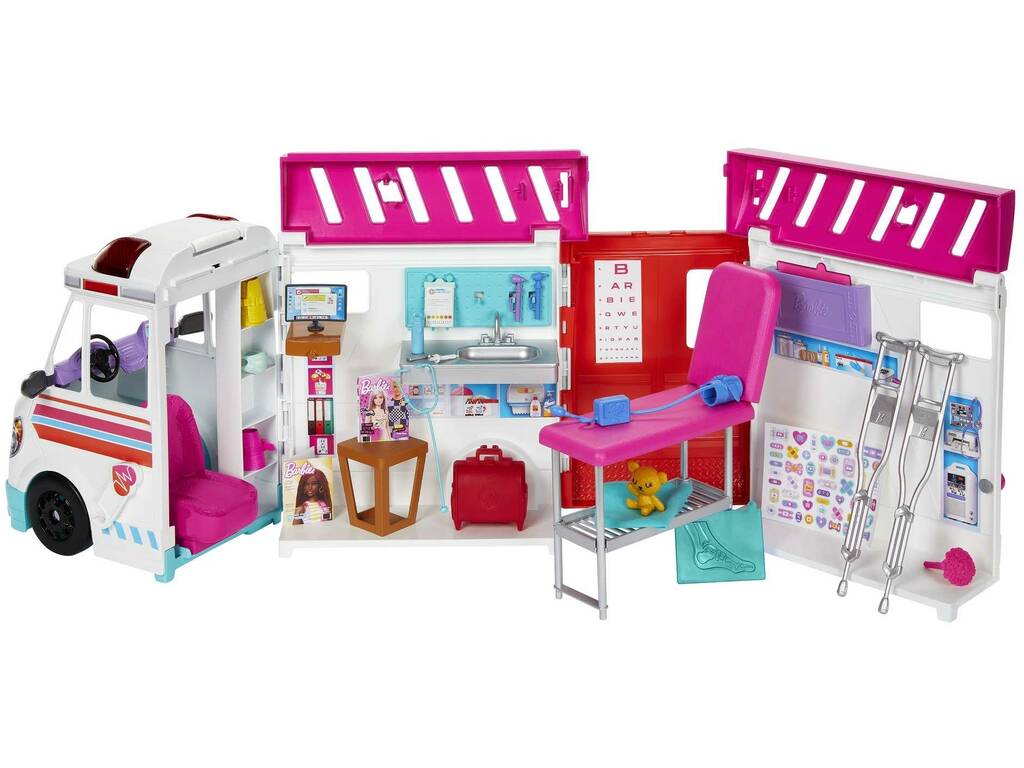 Barbie Véhicule Clinique de Soins Mattel HKT79