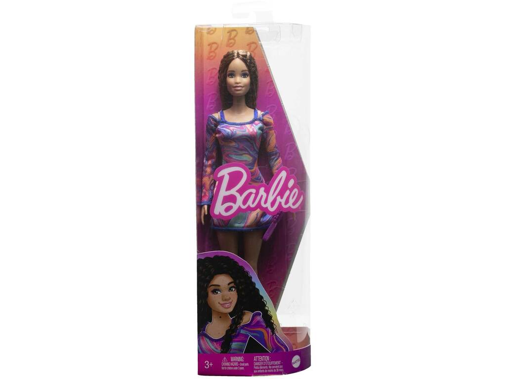 Barbie Fashionista Vestito con stampa a marmo Mattel HJT03