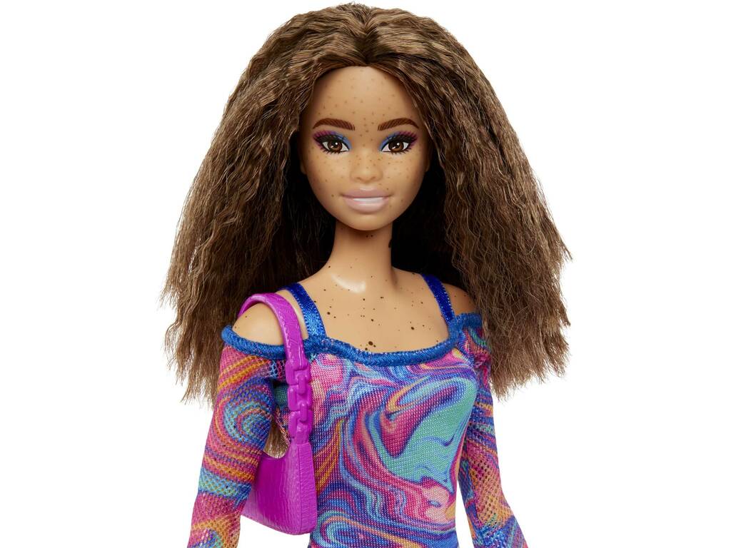 Barbie Fashionista Vestito con stampa a marmo Mattel HJT03