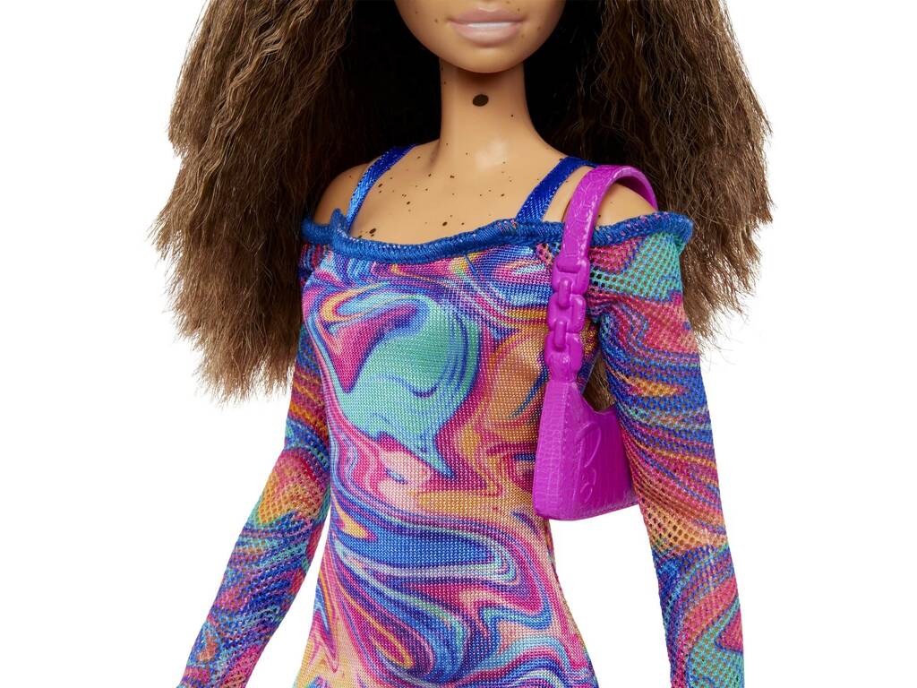 Barbie Fashionista Vestito con stampa a marmo Mattel HJT03