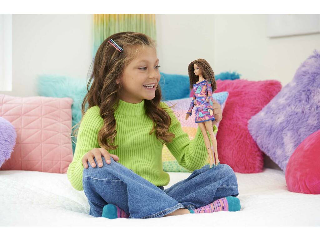 Barbie Fashionista Vestito con stampa a marmo Mattel HJT03