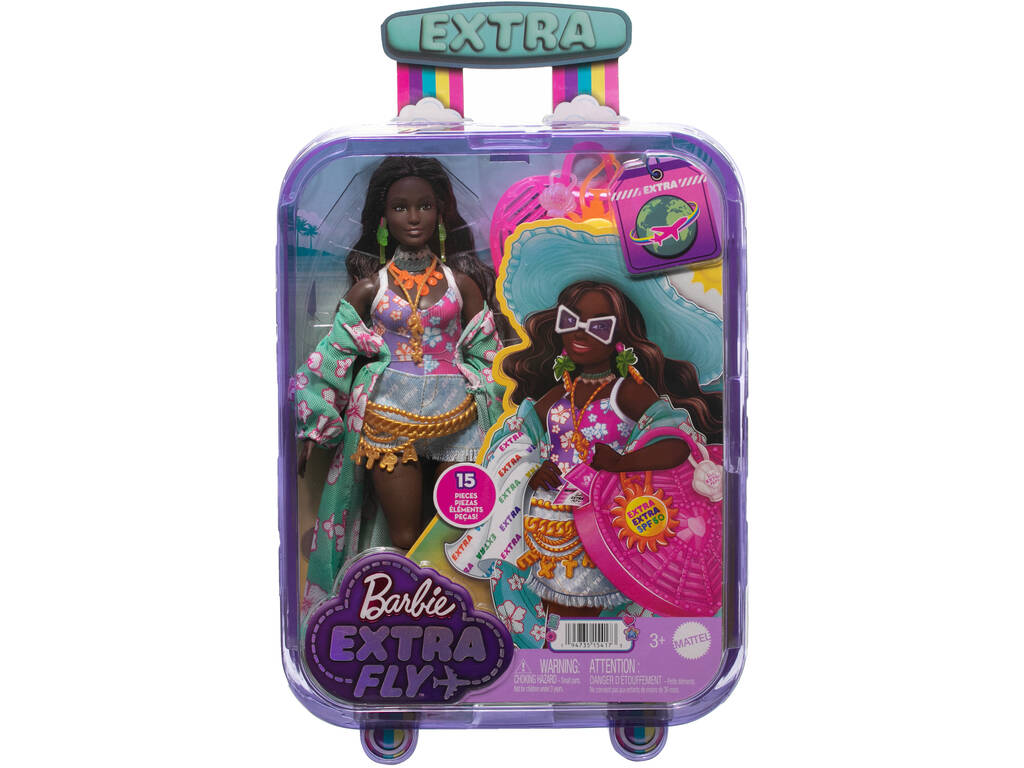 Poupée Barbie Extra Fly Beach de Mattel HPB14