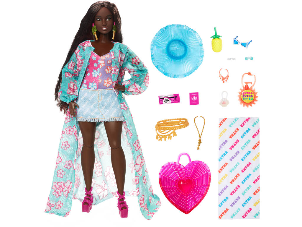 Poupée Barbie Extra Fly Beach de Mattel HPB14