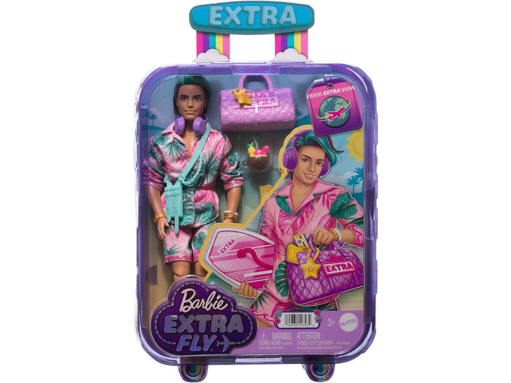 Barbie Extra Fly Poupée de Plage de Mattel HNP86