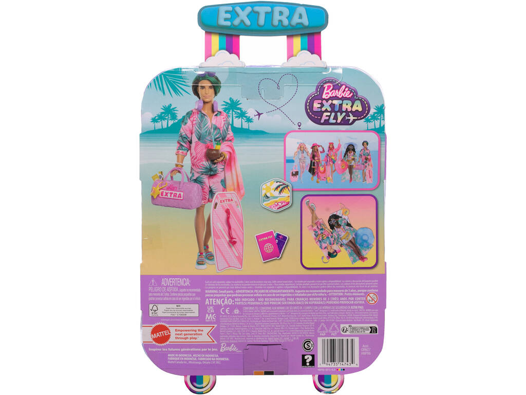 Barbie Extra Fly Poupée de Plage de Mattel HNP86