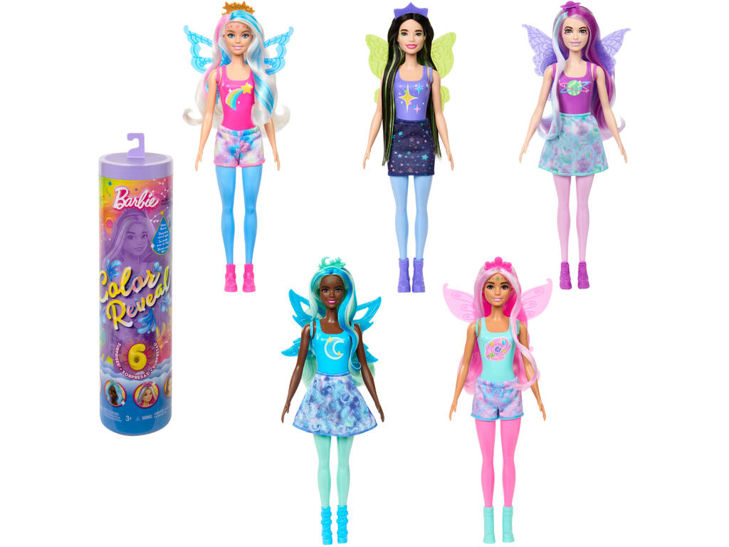 Barbie Color Reveal Galáxia Arco-iris Mattel HJX61