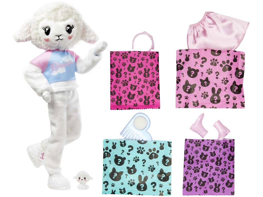 Barbie Cutie Reveal Cozy Sheep T-Shirts by Mattel HKR03