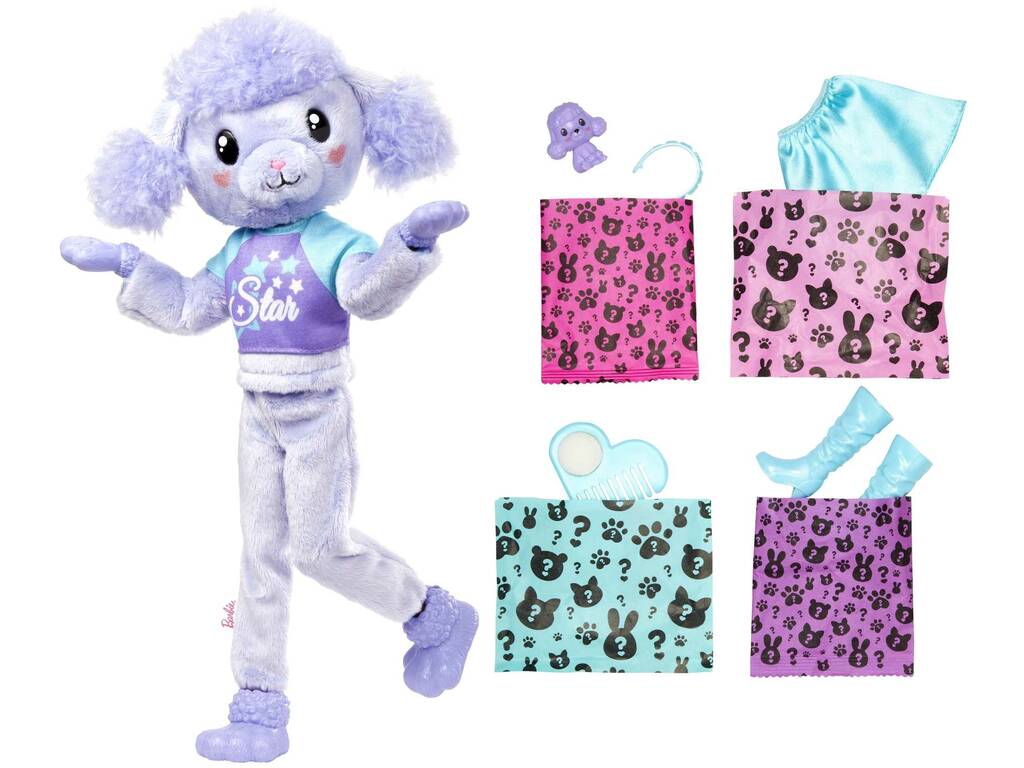 Barbie Cutie Reveal T-Shirts Cozy Poodle by Mattel HKR05