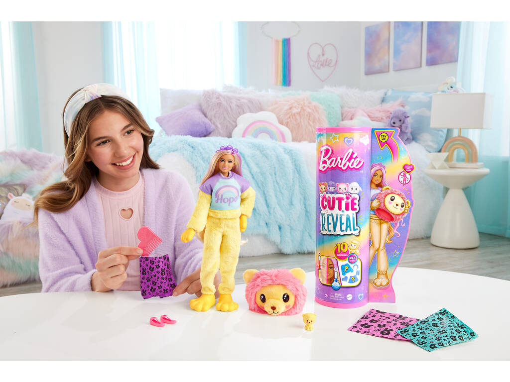 Barbie Cutie Reveal T-Shirts Cozy Lion by Mattel HKR06