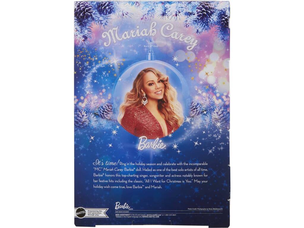 Poupée de Noël Barbie Signature Mariah Carey Mattel HJX17