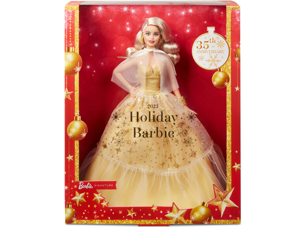 Barbie Signature Bambola Buone Feste 2023 Mattel HJX04