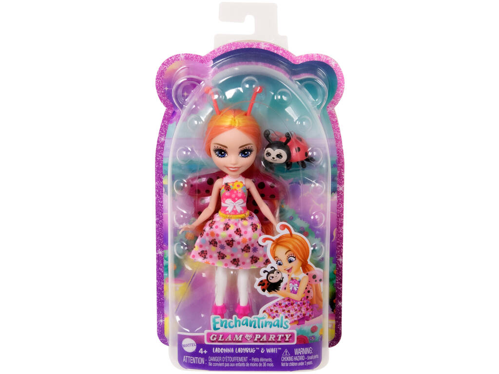 Enchantimals Bambola Ladybug di Mattel HNT57