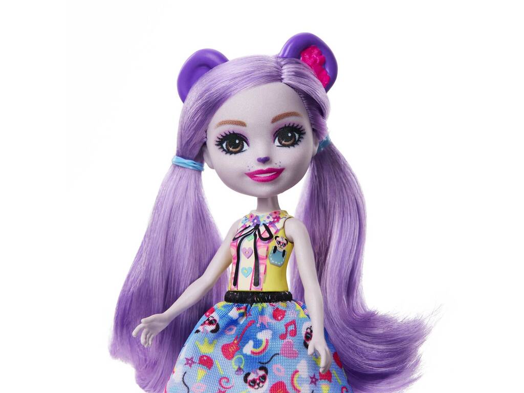 Enchantimals Bambola Purple Panda di Mattel HNT58