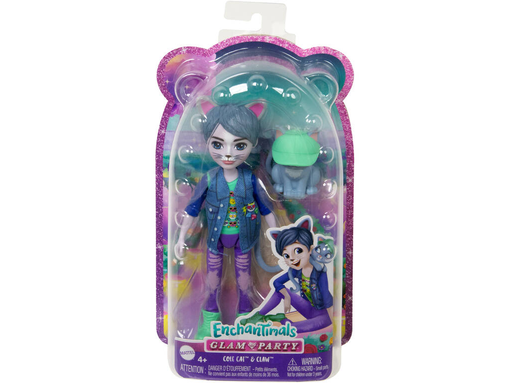 Enchantimals Boneco Cat de Mattel HNT59