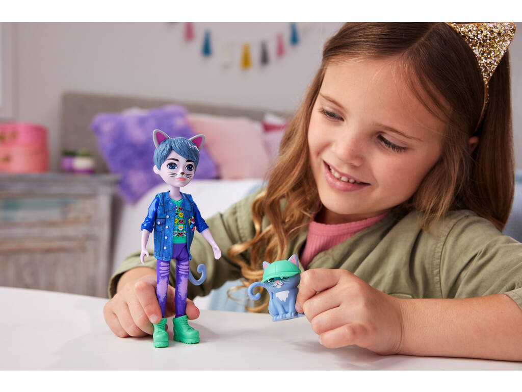 Enchantimals Boneco Cat de Mattel HNT59