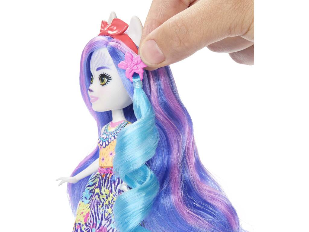 Enchantimals Bambola Glam Party Zebra di Mattel HNV28