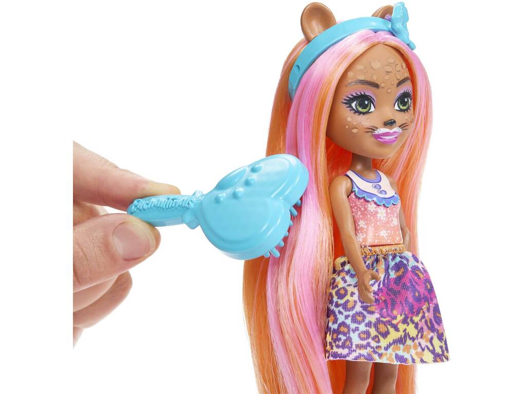 Enchantimals Glam Party Bambola Charisse Ghepardo Mattel HNV30
