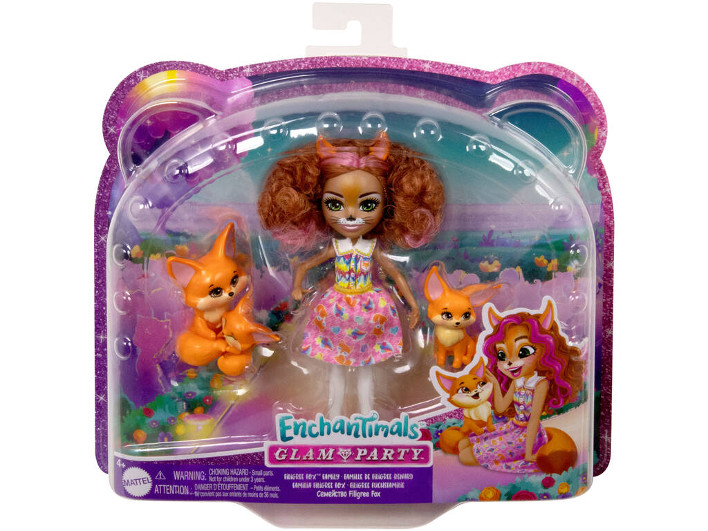 Enchantimals City Tails Famiglia Volpe del Deserto Mattel HNT60