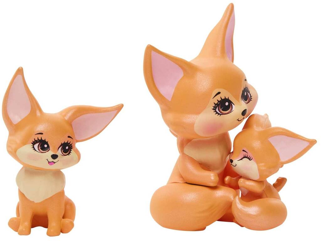 Enchantimals City Tails Famiglia Volpe del Deserto Mattel HNT60