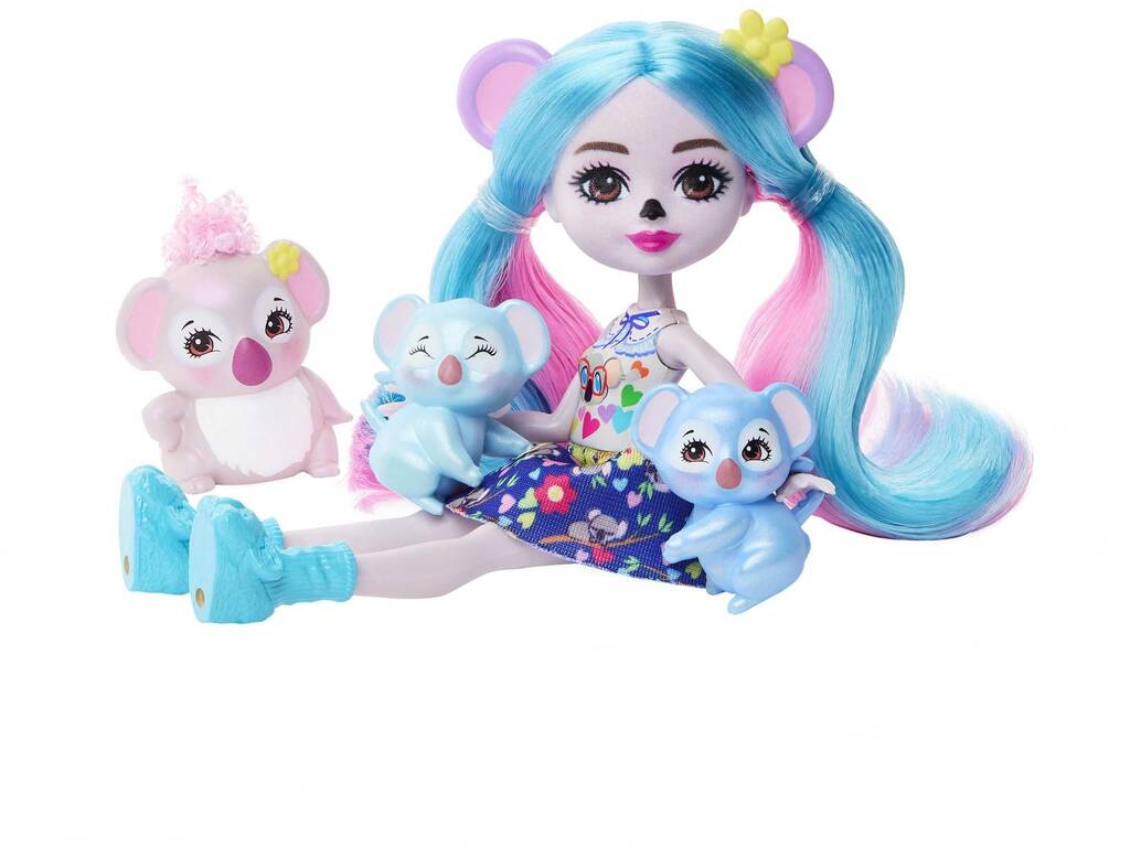 Enchantimals City Tails Familia de Koalas de Mattel HNT61