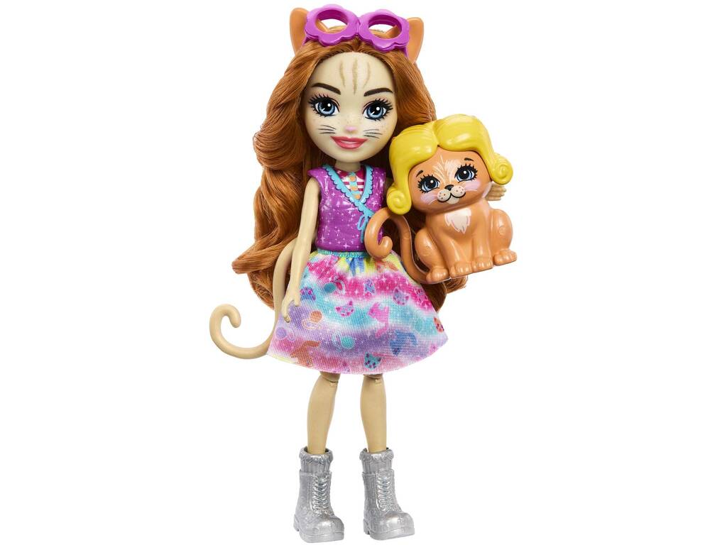 Enchantimals Camión De Moda De Gato de Mattel HPB34