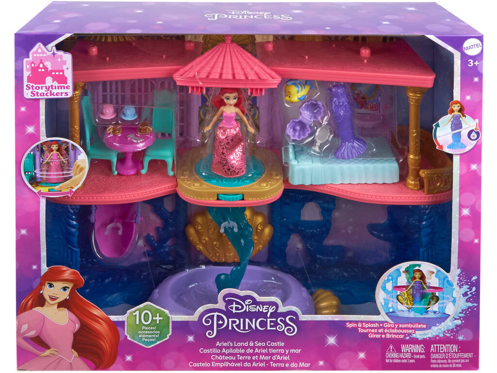 Principesse Disney Mini Ariel Castello in superficie e sott'acqua Mattel HLW95