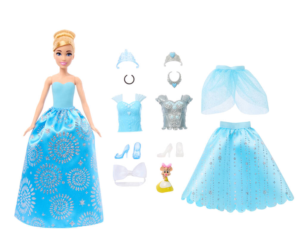 Principessa Disney Bambola Royal Fashion Reveal Cenerentola Mattel HMK53