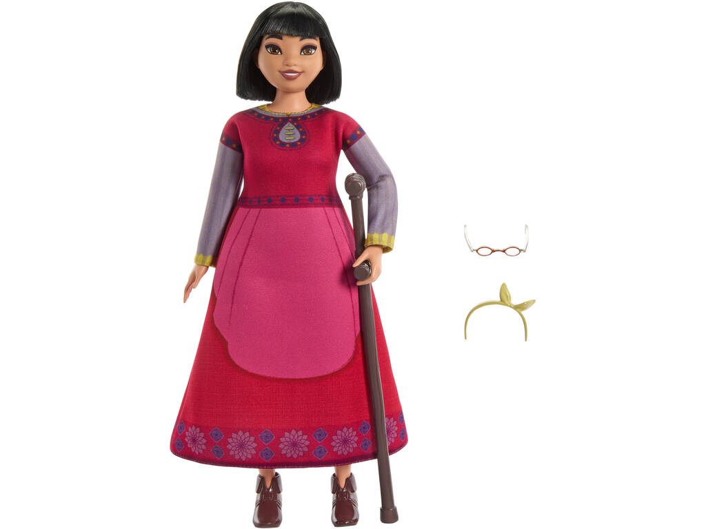 Robe rouge de la poupée Disney Wish